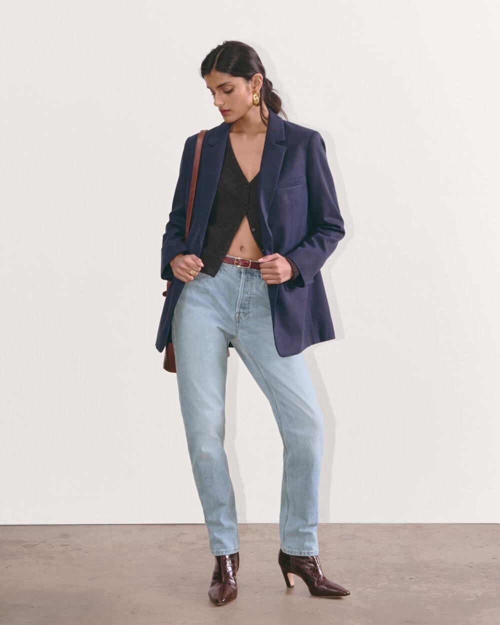 Everlane | Light Wash Button Fly The 90’s Cheeky Jean Organic Cotton Casual